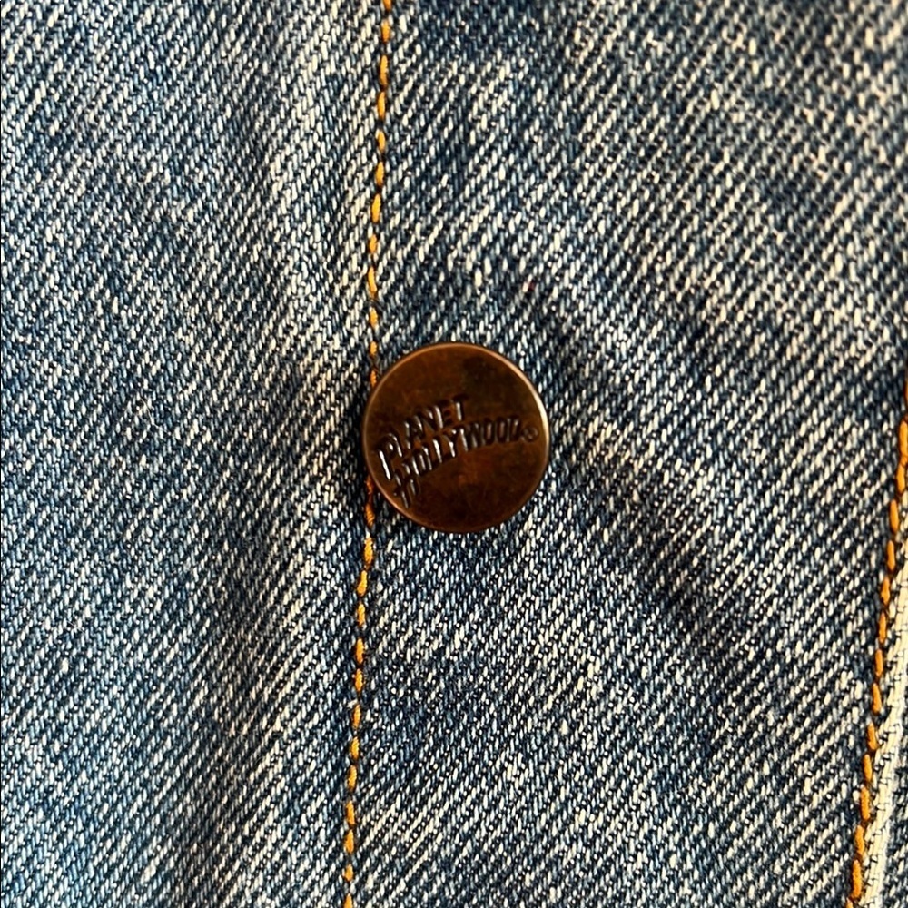 Vintage 90’s Planet Hollywood Denim Jacket - Picture 5 of 11
